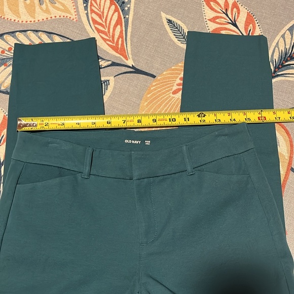 NWOT PIXIE OLD NAVY ankle length teal skinny leg - Picture 7 of 7